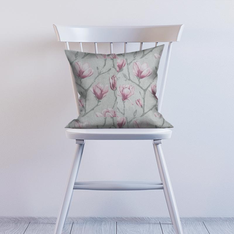 Voyage Decoration Diffusion Weaves Chatsworth Rose Cushion