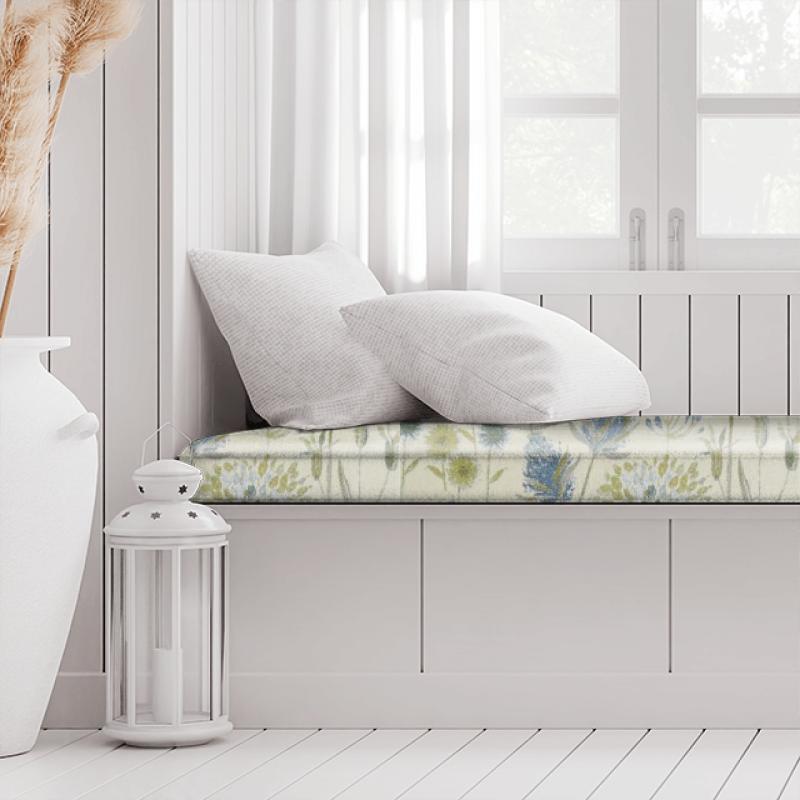 Flora Cream Duck Egg Box Cushion Voyage Decoration Diffusion Weaves Flora Cream Duck Egg Box Cushion