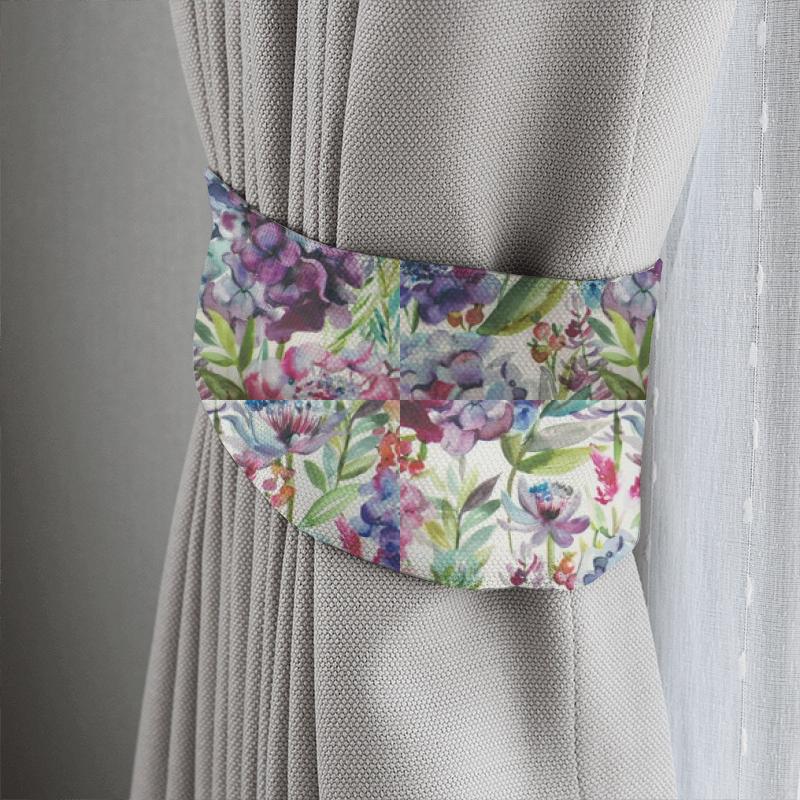 Voyage Decoration Country Book Hydrangea Cream Grape Tieback