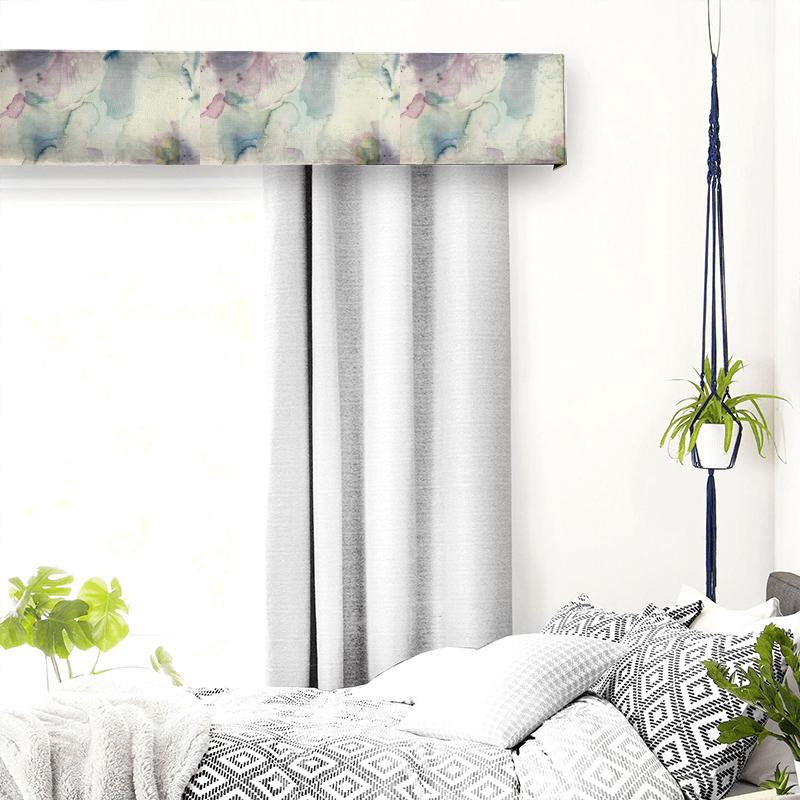 Isabela Violet Pelmet Voyage Decoration Equator Prints Isabela Violet Pelmet