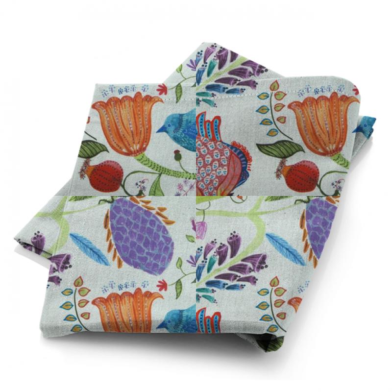 Voyage Decoration Myanmar Lindu Summer Ecru Fabric