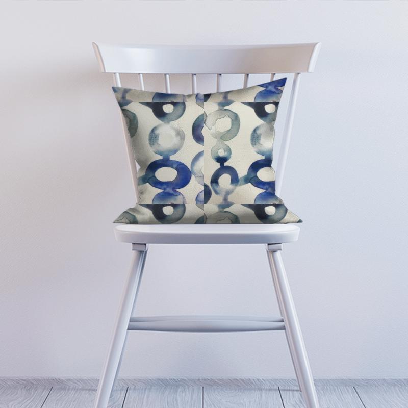 Voyage Decoration Equator Prints Macapa Pacific Cushion