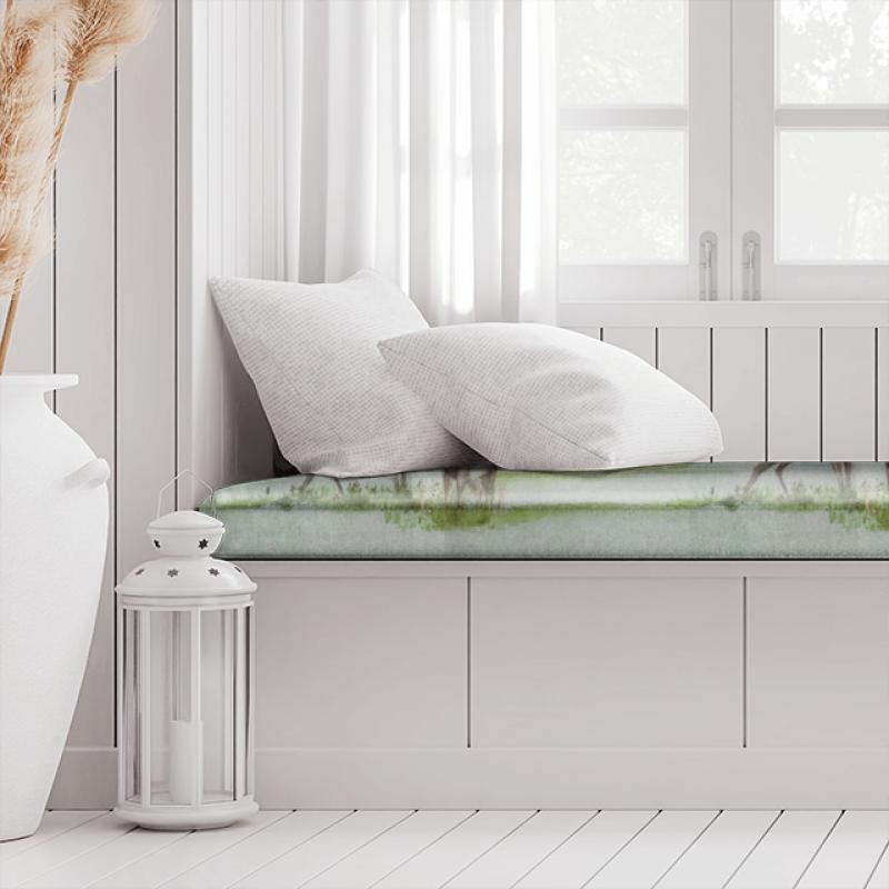 Voyage Decoration Country Book Moorland Stag Linen Box Cushion