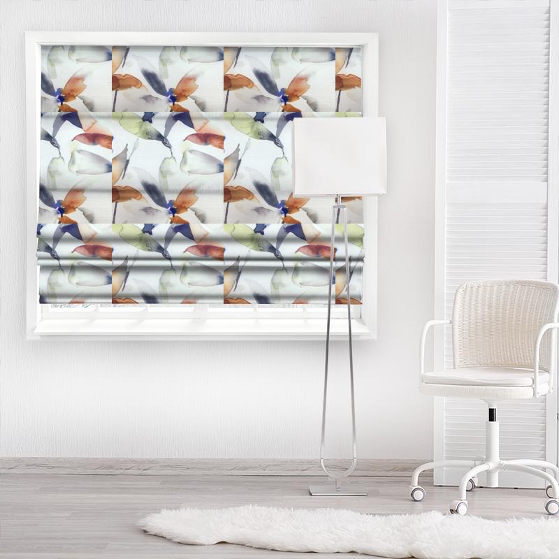 Voyage Decoration Edenmuir Naura Clementine Made To Measure Roman Blind
