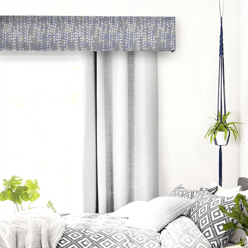 Voyage Decoration Diffusion Weaves Orton Bluebell Pelmet