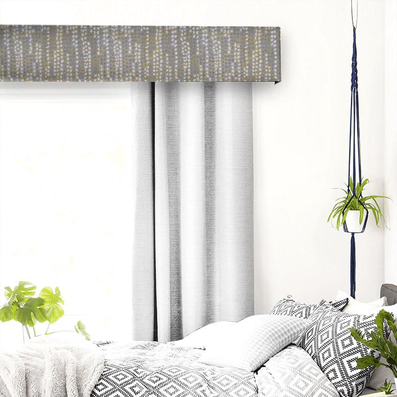 Orton Lemongrass Pelmet Voyage Decoration Diffusion Weaves Orton Lemongrass Pelmet