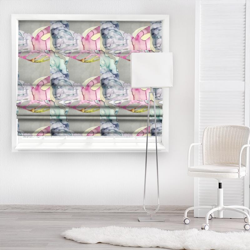 Voyage Decoration Equator Prints Salvador Summer Made To Measure Roman Blind
