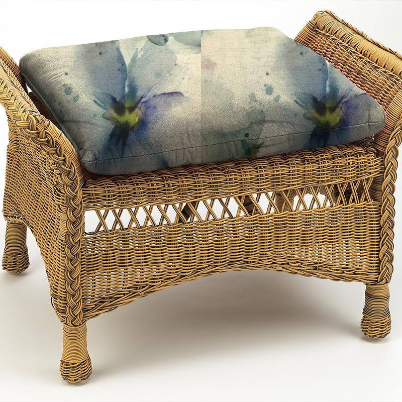 Samarinda Pacific Natural Box Cushion Voyage Decoration Equator Prints Samarinda Pacific Natural Box Cushion