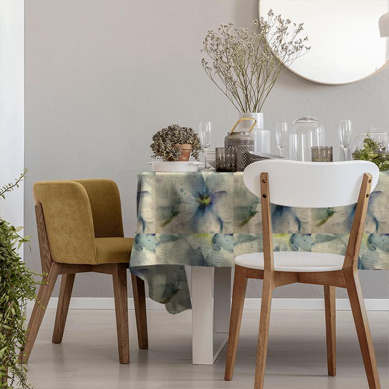 Samarinda Pacific Natural Tablecloth Voyage Decoration Equator Prints Samarinda Pacific Natural Tablecloth