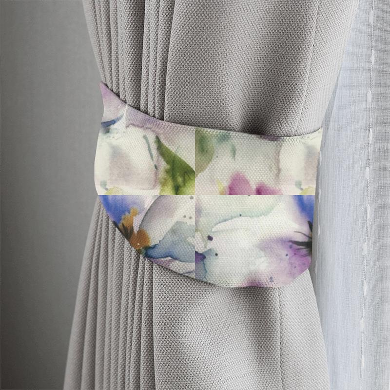 Voyage Decoration Equator Prints Samarinda Violet Tieback