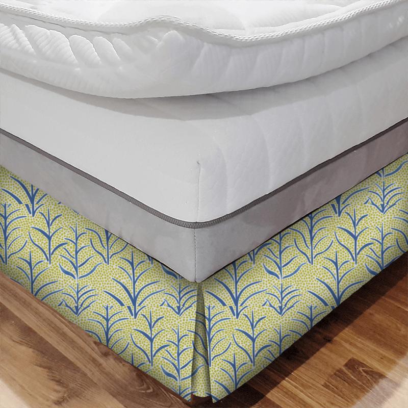 Voyage Decoration Myanmar Simba Print Citrus Bed Base Valance