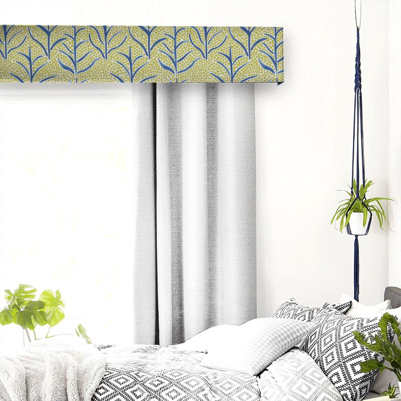 Simba Print Citrus Pelmet Voyage Decoration Myanmar Simba Print Citrus Pelmet