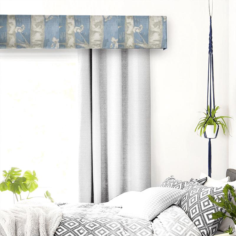 Voyage Decoration Diffusion Weaves Windermere Bluebell Pelmet