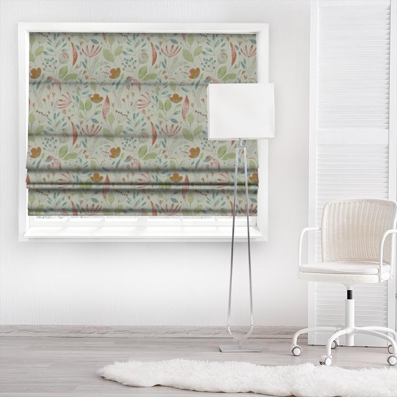 Winslow Linen Autumn Made To Measure Roman Blind