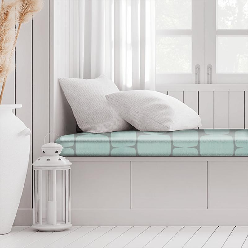 Lohko Mist / Graphite Box Cushion Scion Lohko Lohko Mist / Graphite Box Cushion