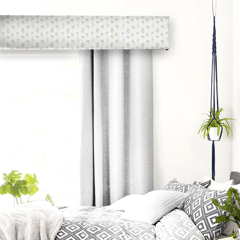 Scion Noukku Fabrics Mukula Gecko / Citrus / Pacific Pelmet