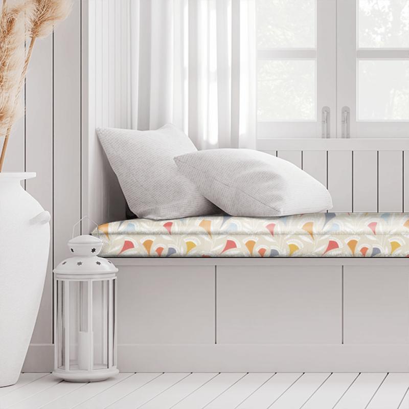 Scion Noukku Fabrics Noukku Watermelon / Tangerine / Slate Box Cushion