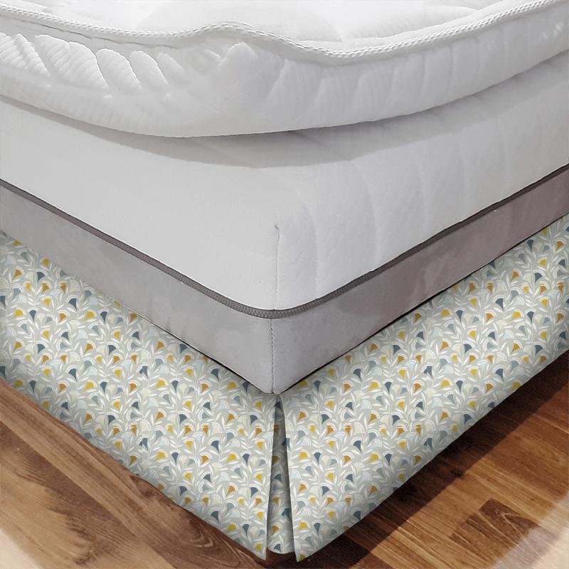Scion Noukku Fabrics Noukku Dandelion / Butterscotch / Charcoal Bed Base Valance