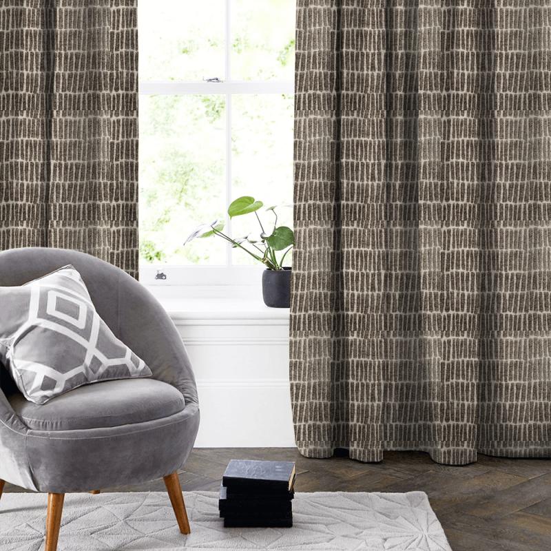 Scion Tomoko Fabrics Hikari Slate Made To Measure Curtain