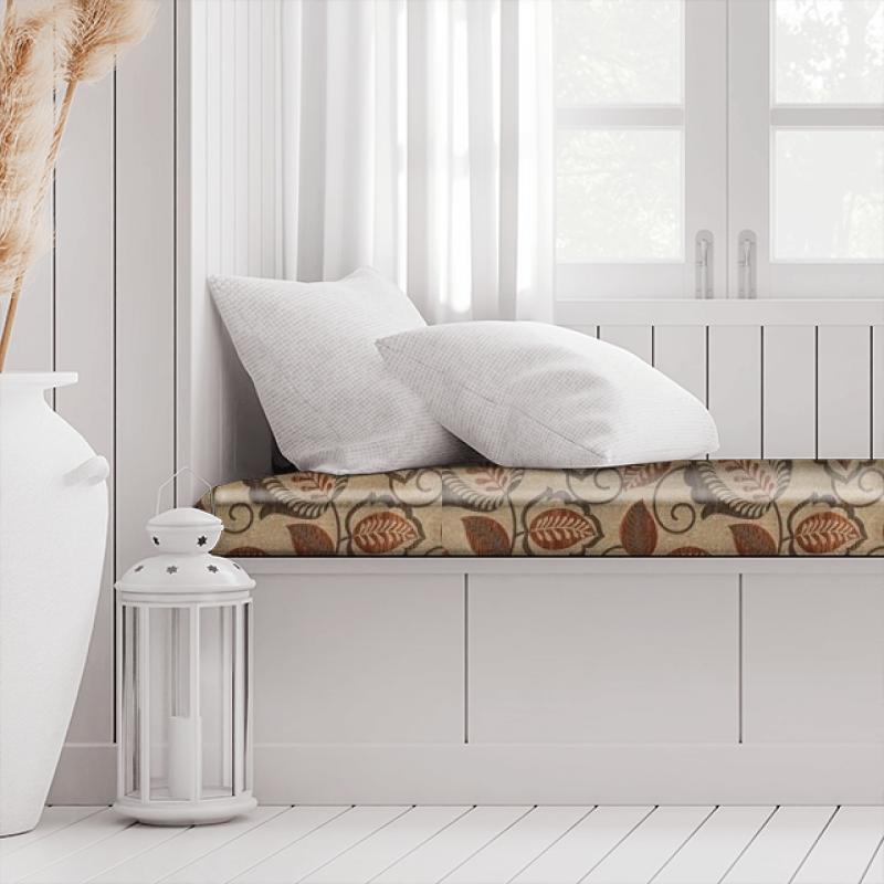 Bill Beaumont Esme Esme Terracota Box Cushion