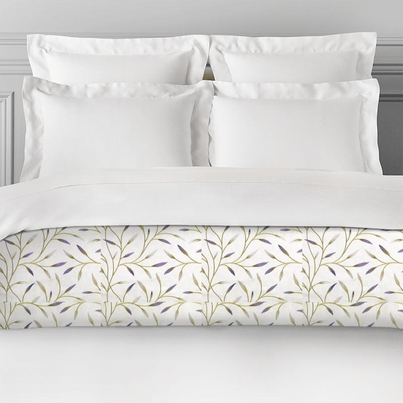 Bill Beaumont Roma Pietra Violet Bed Runner