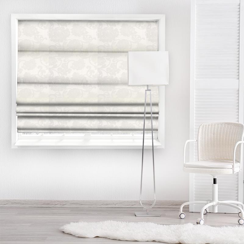 Bill Beaumont Roma Roma Pearl Made To Measure Roman Blind