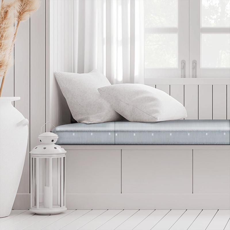 Bill Beaumont True Colours Vision Duck Egg Box Cushion