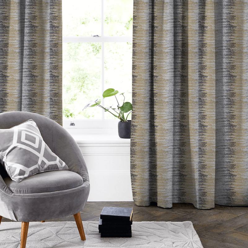Fryetts Byron Byron Ochre Made To Measure Curtain