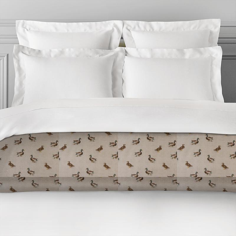 Fryetts Happy Days Mallard Natural Bed Runner