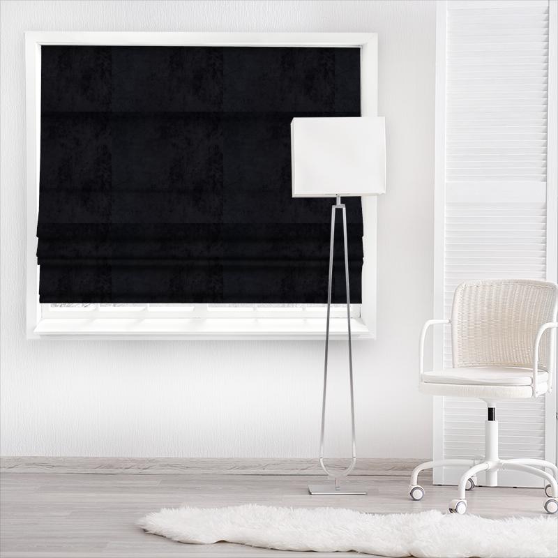 Fryetts Byron Opulence Noir Made To Measure Roman Blind
