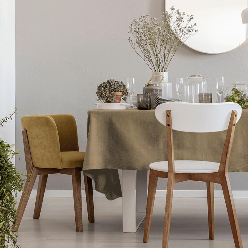 Fryetts Renaissance Monza Oatmeal Tablecloth