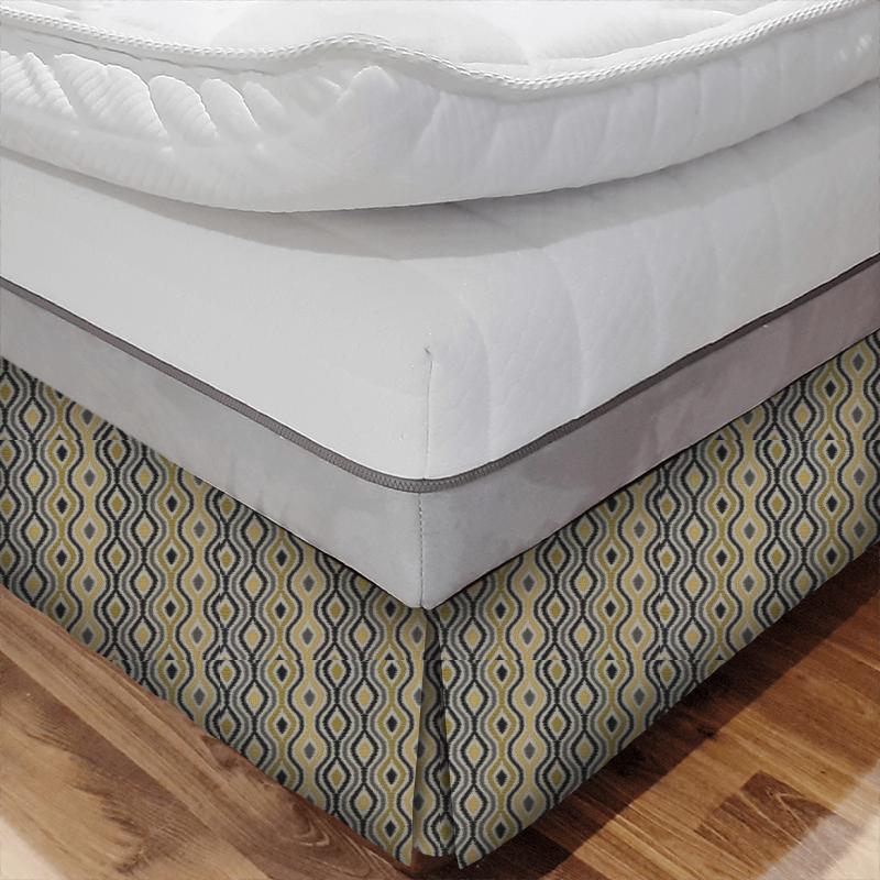 Fryetts Reno Verrusio Ochre Bed Base Valance
