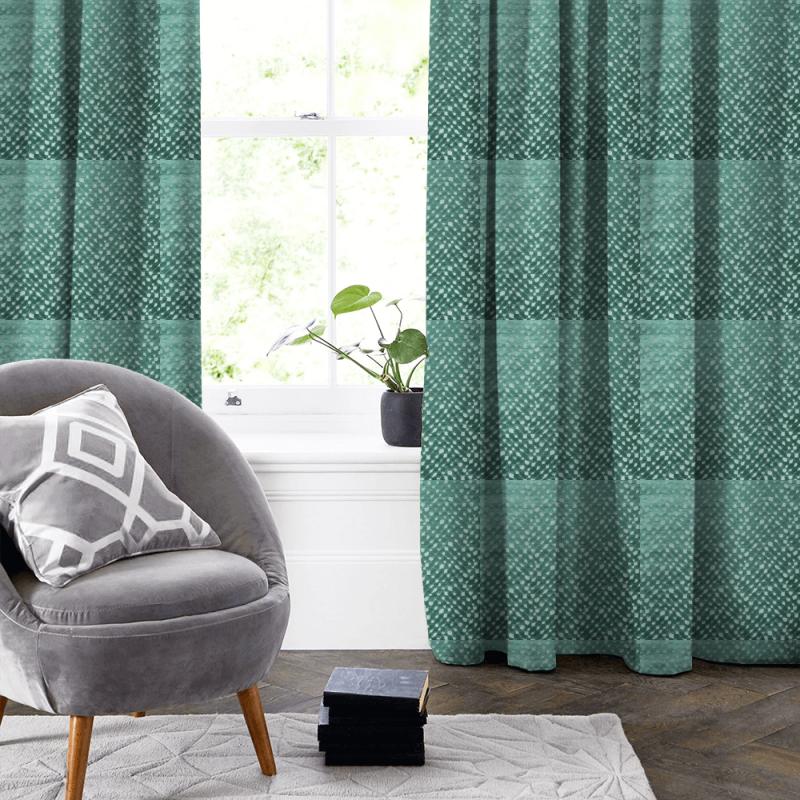 Prestigious Textiles Elysium Magma Teal Made To Measure Curtain