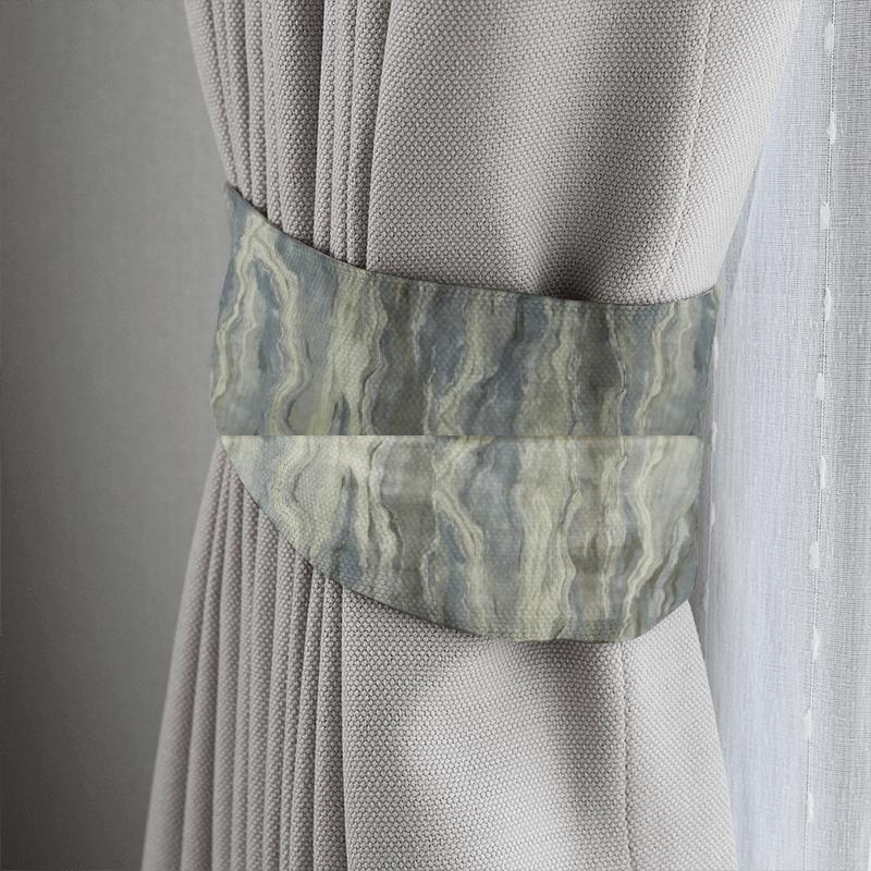 Prestigious Textiles Elysium Lava Platinum Tieback