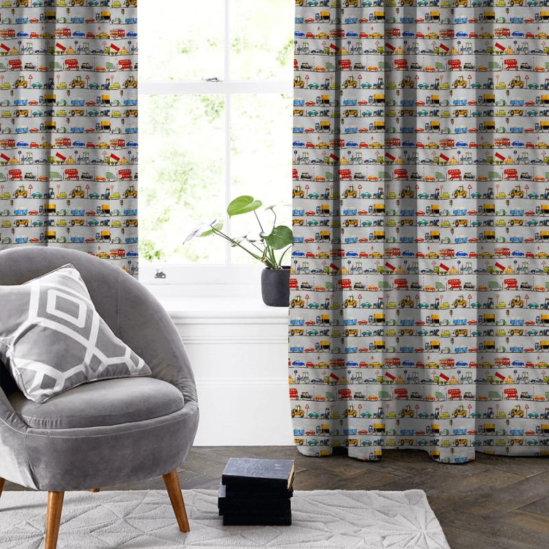 Prestigious Textiles My World On The Road Tarmac Made To Measure Curtain