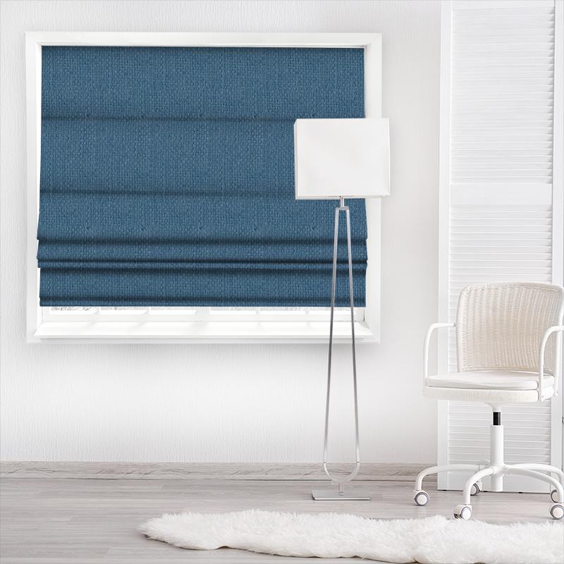 Wemyss Kiloran Kiloran Dusk Blue Made To Measure Roman Blind