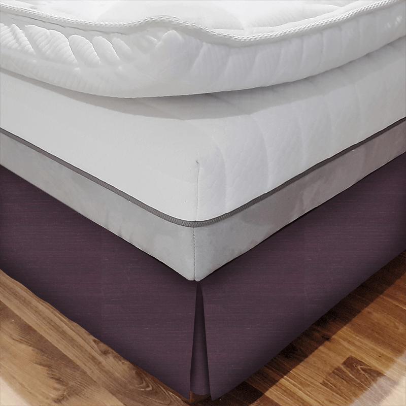 Wemyss Komodo Silk Komodo Silk Aubergine Bed Base Valance