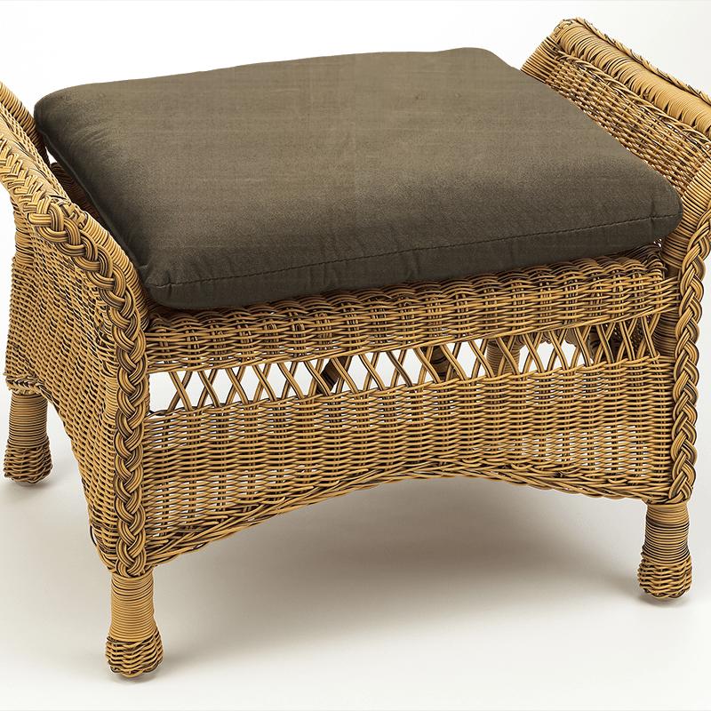 Wemyss Komodo Silk Komodo Silk Mocha Box Cushion