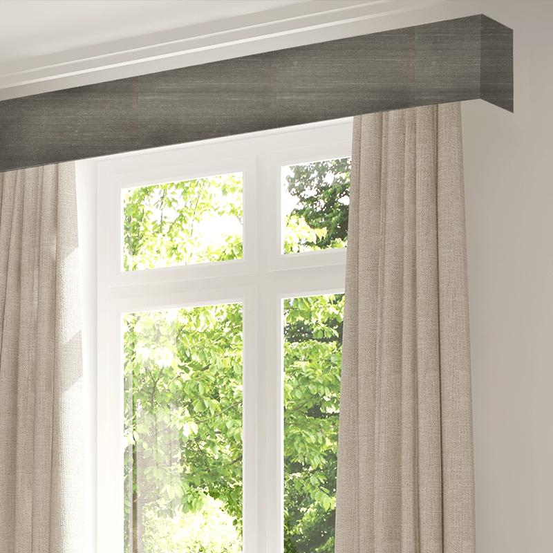 Wemyss Komodo Silk Komodo Silk Platinum Pelmet