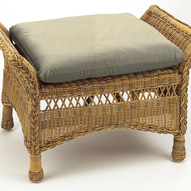 Wemyss Komodo Silk Komodo Silk Winter White Box Cushion