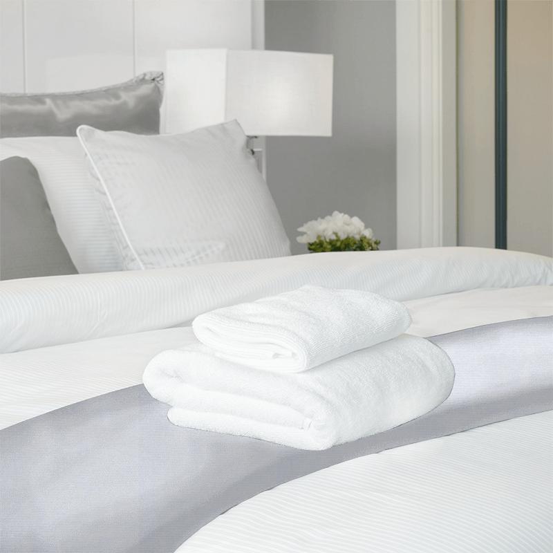 Wemyss Luxor Luxor Bright White Bed Runner
