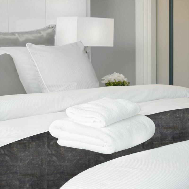Wemyss Luxor Luxor Gray Green Bed Runner