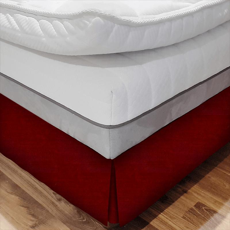Wemyss Luxor Luxor Poppy Red Bed Base Valance