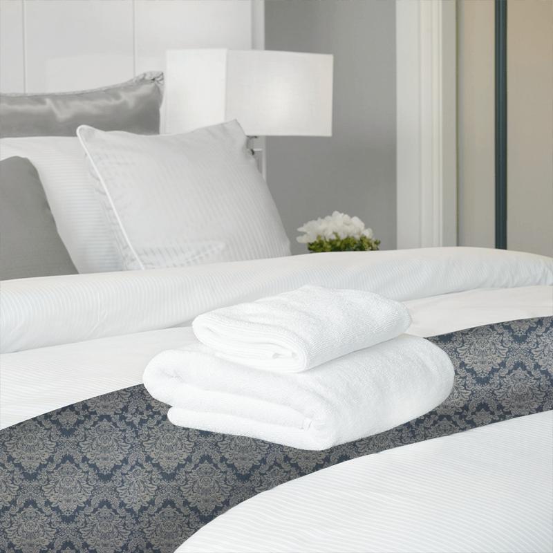 Fryetts Appledore Ladywell Denim Bed Runner