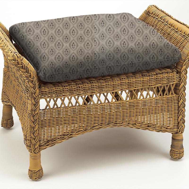 Fryetts Reno Ravel Natural Box Cushion