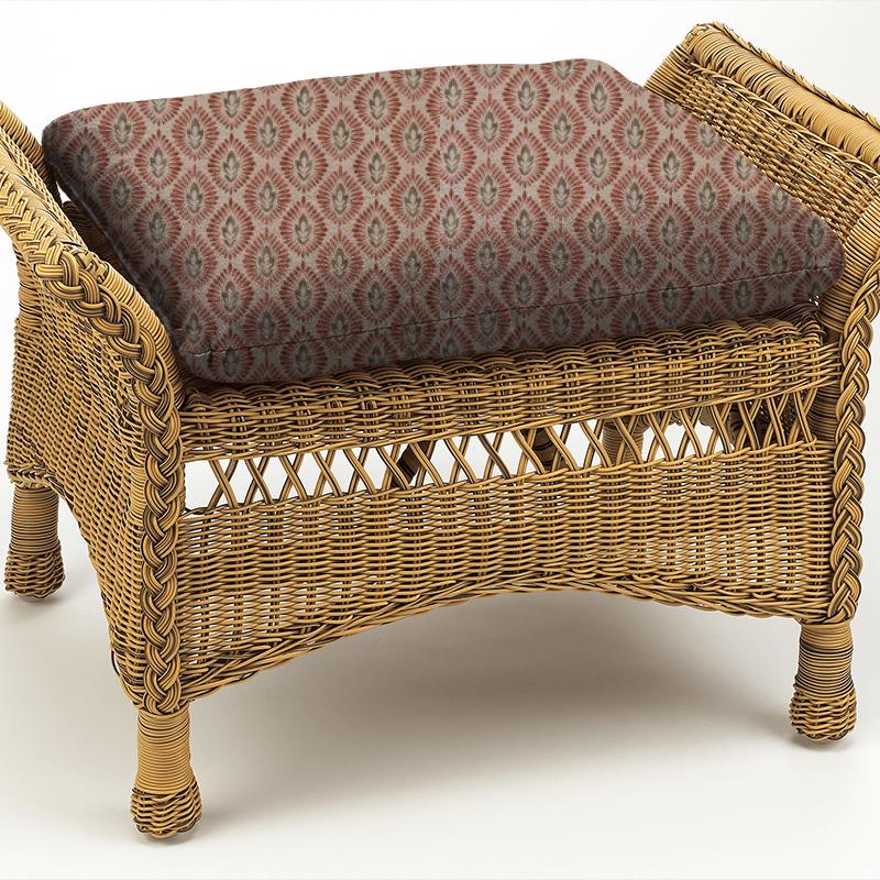 Fryetts Reno Ravel Rosso Box Cushion