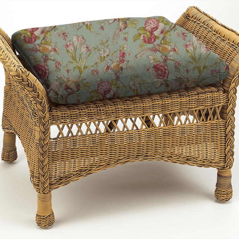 Porter & Stone Constance Renaissance Duck Egg Box Cushion