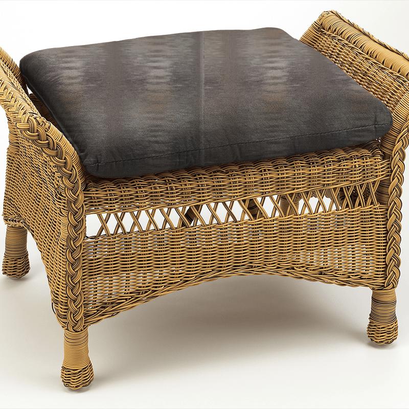 Fryetts Reno Shimmer Dove Box Cushion