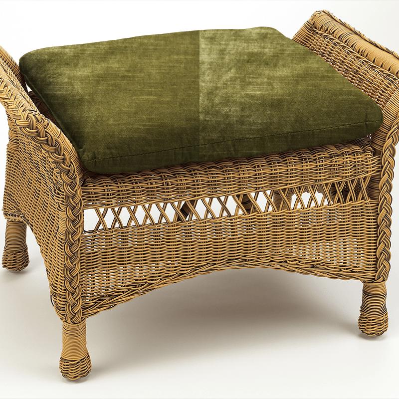 Clarke and Clarke Allure Allure Olive Box Cushion