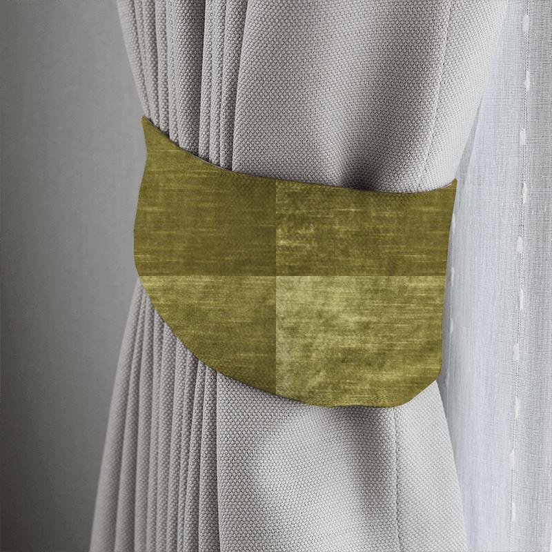 Clarke and Clarke Allure Allure Olive Tieback